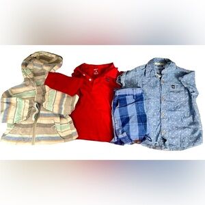 Calvin Klein & Carter’s Shirts, Authenthic premium jacket & Blue shorts 4 Bundle